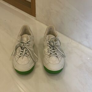 Gucci White and Green Women's Sneakers